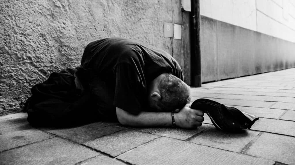 Do You Want To Get Better blog post image shows a man begging. This blog post is by Pastor Lauderdale of Mt Zion Baptist Church in Sioux City Iowa