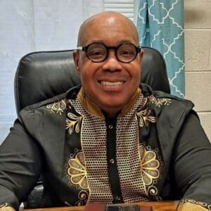 Image of Bishop Charlie Earl Ellis Jr. who shared a message on faith for a breakthrough with Mt. Zion Baptist Church in Sioux City Iowa
