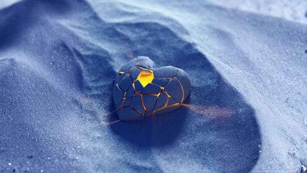 Mended heart demonstrating return to God, reconcile and revive for spiritual revival. Joel 2 sermon